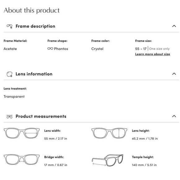 Versace Eyewear w/ case - Picture 3 of 3